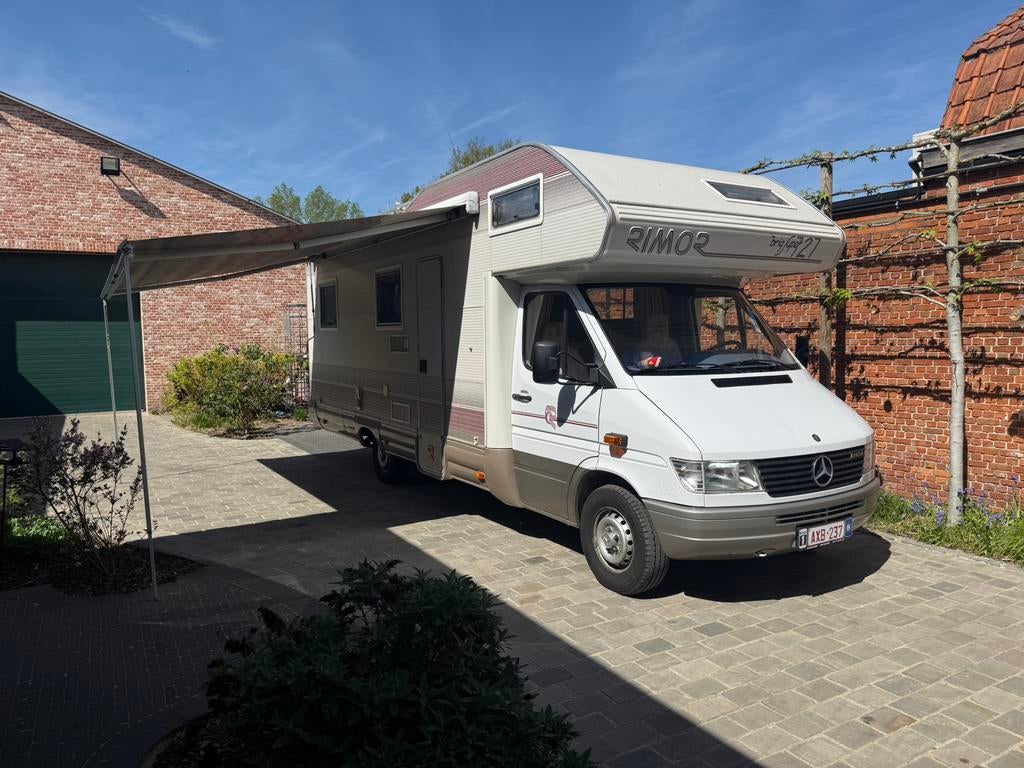 Mobilhome rimor 727 sprinter 42 dkm bwj 1999, Caravans en Kamperen, Mobilhomes, Alkoof, Ringverwarming, Particulier, Meer dan 6