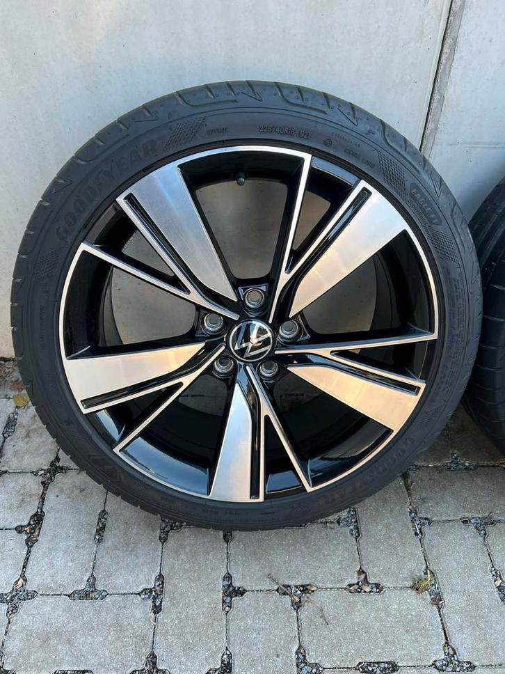 ORIG. VW BAKKERSFIELD 18 INCH GOLF VELGEN, Auto-onderdelen, Banden en Velgen, Banden en Velgen, Zomerbanden, 18 inch, 225 mm, Personenwagen