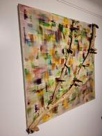 Abstract schilderij met tak, Ophalen