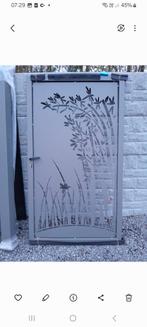 Portail portillons poteau découpe laser 7016.7039, Enlèvement ou Envoi