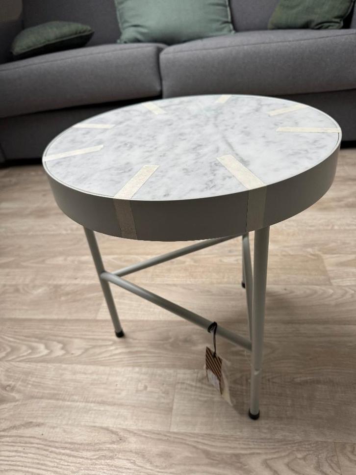 Table basse Marbe Ferm Living, Maison & Meubles, Tables | Tables d'appoint, Neuf, Rond, 60 cm ou plus, Moins de 55 cm, Autres matériaux