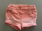 Roze short babymeisje - mt 74, Kinderen en Baby's, Babykleding | Maat 74, C&A, Broekje, Meisje, Ophalen of Verzenden