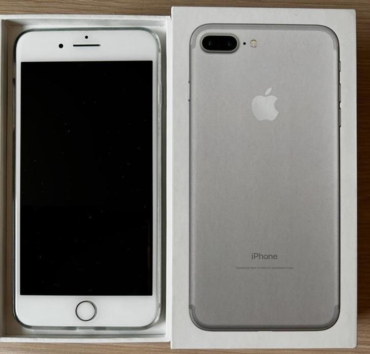 Iphone 7 plus 256GB Silver, Telecommunicatie, Mobiele telefoons | Apple iPhone, Zo goed als nieuw, 256 GB, Zonder abonnement, Zonder simlock