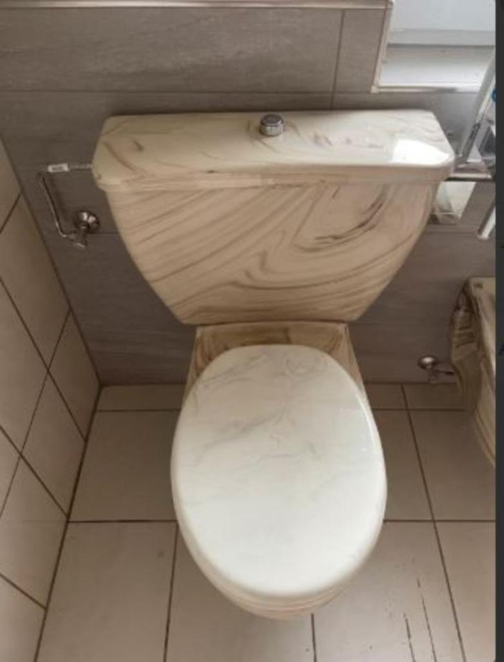 vintage hangtoilet closet wc 70er Ideal standard, Collections, Rétro, Maison et Meubles, Enlèvement