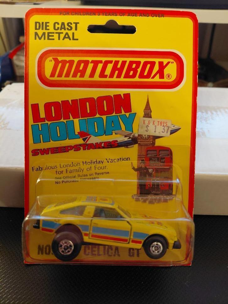 Matchbox 25 Toyota Celica, Hobby en Vrije tijd, Modelauto's | Overige schalen, Zo goed als nieuw, Auto, Ophalen of Verzenden