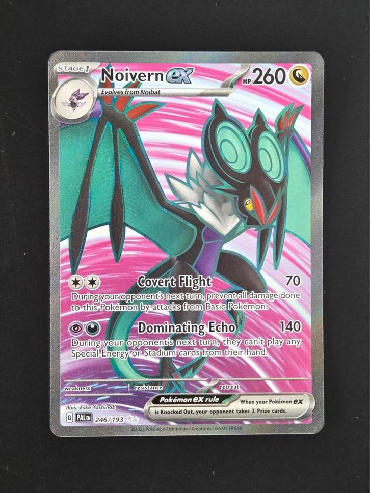 Pokémon - Noivern ex 246/193 - NM, Hobby en Vrije tijd, Verzamelkaartspellen | Pokémon, Zo goed als nieuw, Losse kaart, Ophalen of Verzenden