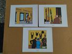 Lot de 3 ex-libris Tintin - L'oreille cassée, Ophalen of Verzenden, Zo goed als nieuw, Meerdere stripboeken, Hergé Moulinsart