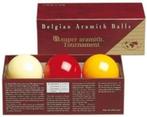 2 sets van 3 carambole biljartballen, Sport en Fitness, Biljarten en Poolen, Ophalen of Verzenden, Zo goed als nieuw, Biljarttafel