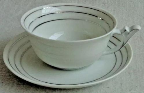 Mosa Maastricht Jugendstil Kop & Schotel 1918 Art Deco 5x9,5, Huis en Inrichting, Keuken | Servies, Zo goed als nieuw, Verzenden