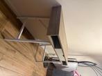 Bureau eik en wit, Huis en Inrichting, Bureaus, Ophalen, Zo goed als nieuw, Bureau