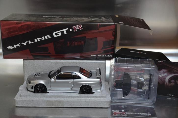 1/18 Nissan Skyline R34 GTR Z-Tune Motohelix, Hobby en Vrije tijd, Modelauto's | 1:18, Nieuw, Auto, Overige merken, Ophalen of Verzenden