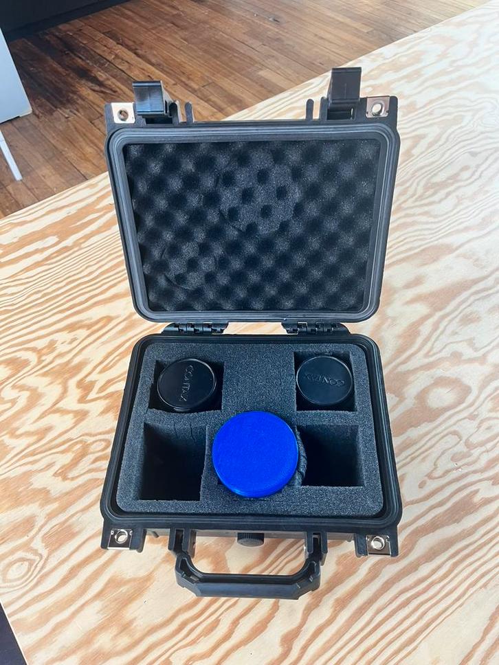 Contax Zeiss cinemodded set + hardcase, Audio, Tv en Foto, Foto | Lenzen en Objectieven, Zo goed als nieuw, Ophalen