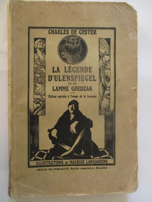 La légende d'ulenspiegel et de lamme goedzak, Boeken, Literatuur, Gelezen, Ophalen of Verzenden