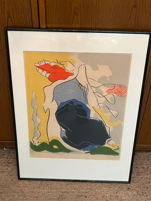 Kader kunst Maurice Wyckaert - proefdruk!, Antiek en Kunst, Kunst | Litho's en Zeefdrukken, Ophalen