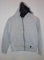 P51. Sweat à capuche matelassée gris pour garçon de 11 ans., Garçon, Pull ou Veste, JBC, Comme neuf