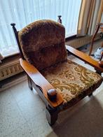 1 persoons zetel, Huis en Inrichting, Ophalen, Hout, Gebruikt, Eenpersoons