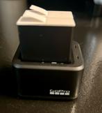 GoPro dubbele oplader + 2 Enduro-batterijen - nieuwstaat, Ophalen, Zo goed als nieuw, GoPro