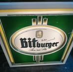 Bitburger lichtreclame 80 cm op 80 cm, Overige merken, Reclamebord, Plaat of Schild, Gebruikt, Ophalen of Verzenden
