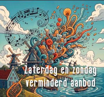 Nu zaterdag en zondag verminderd aanbod. beschikbaar voor biedingen