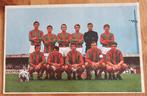Postkaart jaren 60 team A.S Oostende Voetbal Zeldzaam!, Verzamelen, Ophalen of Verzenden, Zo goed als nieuw, Poster, Plaatje of Sticker