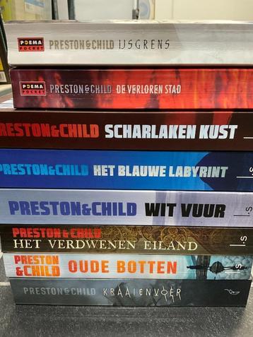 Verzameling boeken Preston & Child - Thrillers beschikbaar voor biedingen