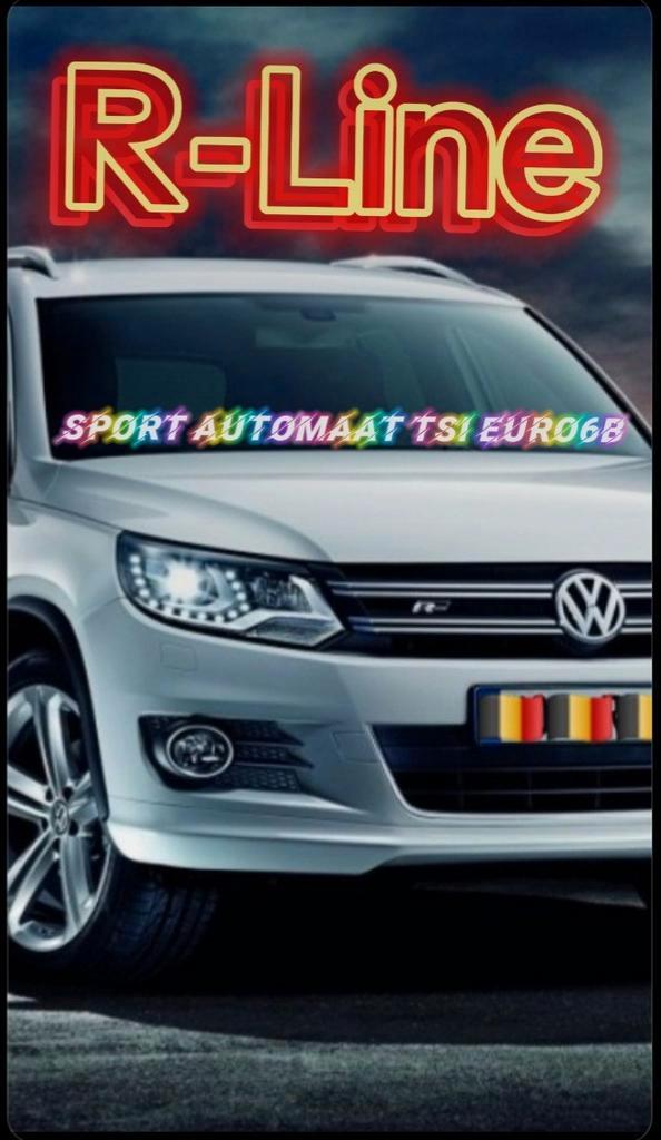 Tiguan R-line sport automaat TSI 1.4cc, Auto's, Volkswagen, Particulier, Tiguan, 4x4, ABS, Adaptieve lichten, Airbags, Airconditioning