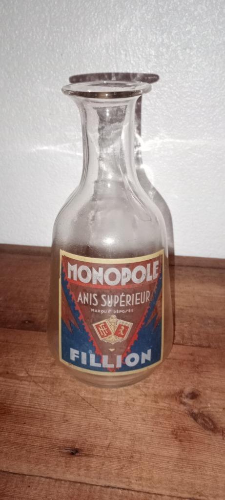 Oude karaf Monopole Amis Supérieur Fillion, Verzamelen, Merken en Reclamevoorwerpen, Gebruikt, Gebruiksvoorwerp, Ophalen of Verzenden
