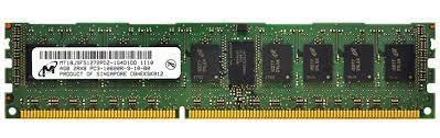 4GB 2Rx8 PC3-10600R DDR3-1333 ECC, Micron, Computers en Software, RAM geheugen