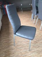 4 stoelen (grijs, skai), Gris, Enlèvement, Métal, Cinq, Six Chaises ou plus