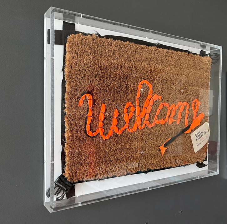 Banksy Welcome mat, Antiek en Kunst, Kunst | Litho's en Zeefdrukken, Ophalen