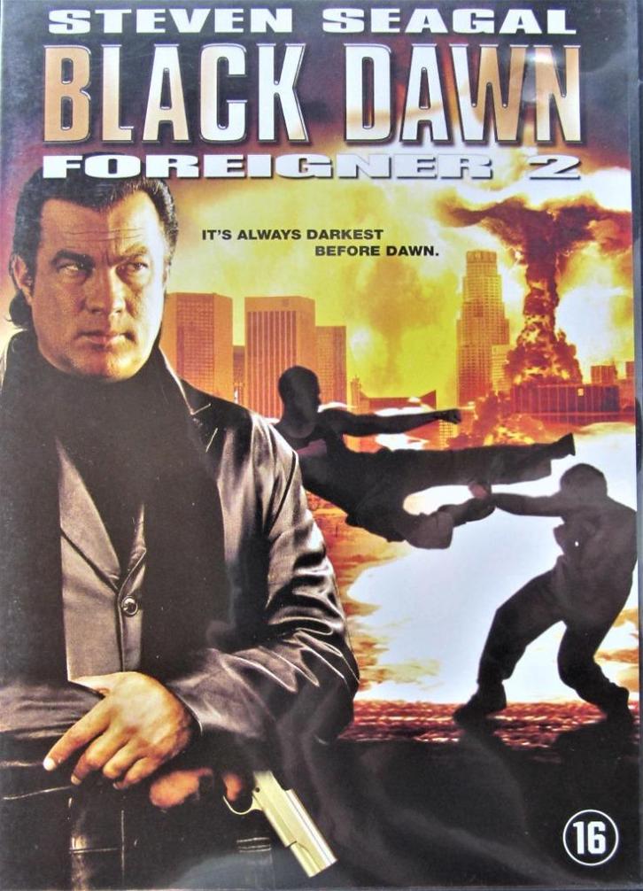 DVD ACTIE - BLACK DAWN, FOREIGNER 2 (STEVEN SEAGAL), Cd's en Dvd's, Dvd's | Actie, Zo goed als nieuw, Actiethriller, Alle leeftijden