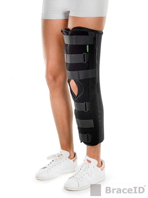 Knie Immobilisator - BRACEID - brace voor kind <140cm, Diversen, Braces, Zo goed als nieuw, Ophalen of Verzenden