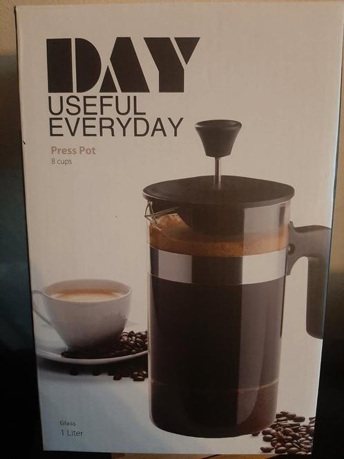 Koffie press pot 1 liter ( 8 kopjes), Electroménager, Cafetières, Neuf, Enlèvement ou Envoi