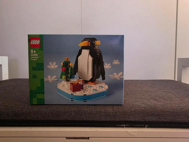 LEGO – Christmas Penguin (40498), Antiek en Kunst, Kunst | Schilderijen | Abstract, Ophalen of Verzenden