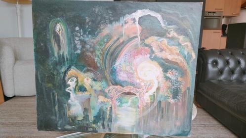 Mooi schilderij moderne kunst(?), Antiek en Kunst, Kunst | Schilderijen | Modern, Ophalen of Verzenden