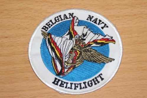 ABL Patch " Belgian Navy - Heliflight", Collections, Objets militaires | Général, Marine, Envoi