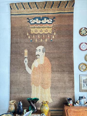 TAPIS de temple TIBET Buddha monk Asia Asiatika carpet  beschikbaar voor biedingen