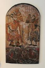 OUD BLAWONG KERIS BOARD INDONESIE, Ophalen of Verzenden