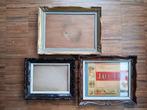 Set van 3 Art-Deco kaders, Huis en Inrichting, Woonaccessoires | Lijsten, Minder dan 50 cm, Gebruikt, Ophalen of Verzenden, Minder dan 50 cm
