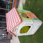 Speelhuisje schommelkrokodil en 2 stoeltjes., Kinderen en Baby's, Speelgoed | Buiten | Speelhuisjes, Ophalen, Gebruikt, Plastic