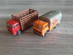 2x Majorette Mercedes Truck Nr.254/Nr.213/Nr.218, Enlèvement ou Envoi, Utilisé, Bus ou Camion