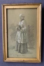 Kardinaal Theodulf Mertel ? - verm. Italiaanse School 1889, Ophalen of Verzenden