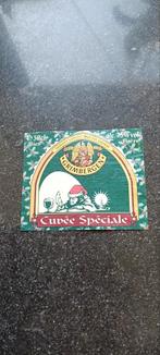 Oud bieretiket Grimbergen cuvee speciale, Verzamelen, Biermerken, Ophalen of Verzenden, Zo goed als nieuw