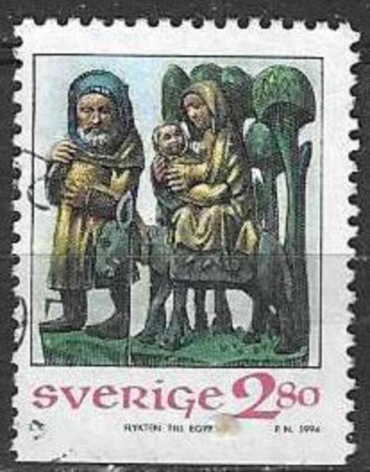 Suède 1994 - Yvert 1840 - Timbre de Noël (ST), Timbres & Monnaies, Timbres | Europe | Scandinavie, Affranchi, Suède, Envoi