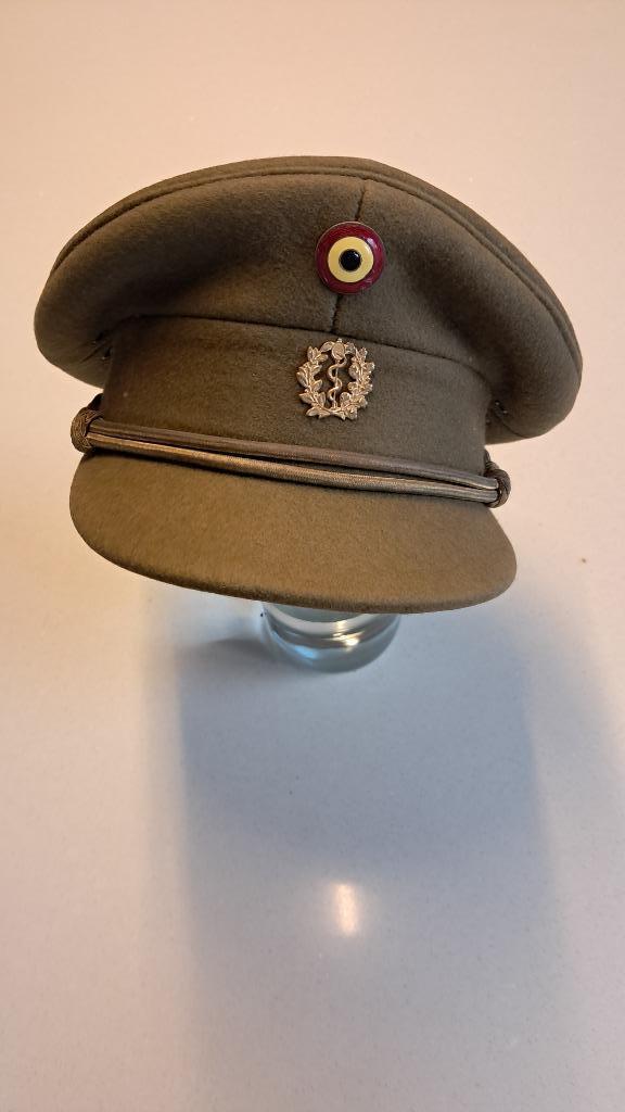 BELGIQUE - ABL - KEPI OFFICIER MEDECIN - 1963, Ophalen of Verzenden, Landmacht, Helm of Baret