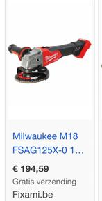 Milwaukee haakse slijper Fuel (nieuw), Bricolage & Construction, Outillage | Ponceuses, Enlèvement ou Envoi, Neuf