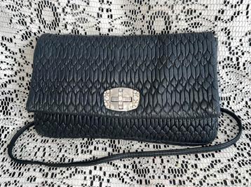 Sac bandoulière MIU MIU cuir noir, Enlèvement ou Envoi, Noir, Cuir