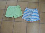 2 zachte badstof shortjes maat 104, Kinderen en Baby's, Kinderkleding | Maat 104, Ophalen of Verzenden, Zo goed als nieuw, Meisje