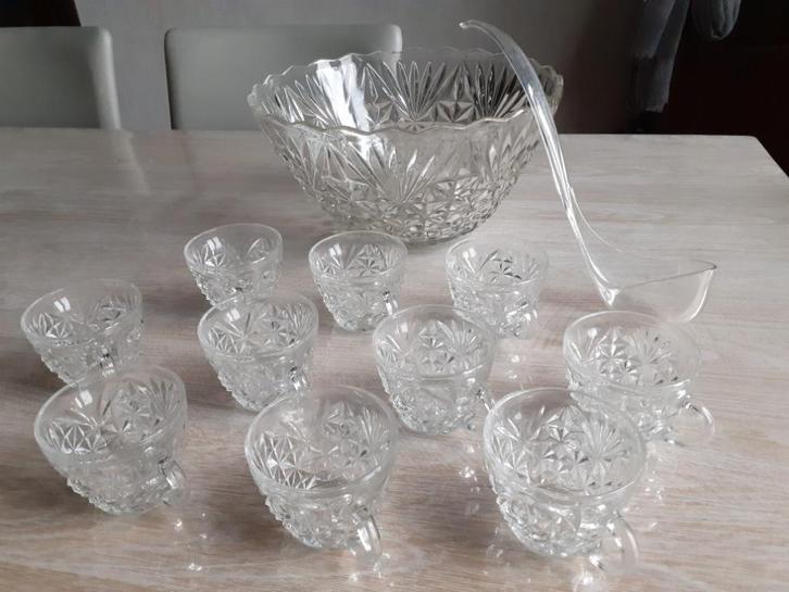 Service à punch, Antiek en Kunst, Antiek | Servies compleet, Ophalen