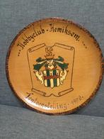 Gravuren Abdij Hemiksem op houten bord, Enlèvement ou Envoi